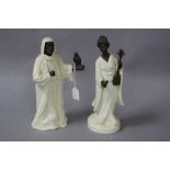 TWO MINTON SECONDS FIGURES, 'The Sheikh' and 'Geisha'