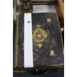 BROWN, REV.JOHN BROWN'S SELF-INTERPRETING FAMILY BIBLE, pub Salter, circa 1880, full leather binding