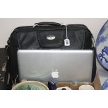 AN APPLE MACBOOK PRO, with Apple power adapter and Antler computer case (needs new processor)