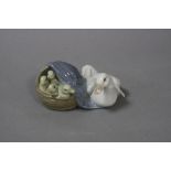 A BOXED LLADRO FIGURE GROUP, Ducklings, No.4895