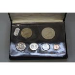 SILVER PROOF BRITISH VIRGIN ISLANDS CASED COINAGE, and original plastic casing