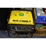 A WOLF POWER 2300LR GENERATOR