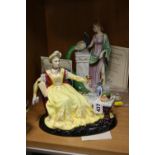 TWO BOXED ROYAL DOULTON FIGURES FROM LES FEMMES FATALES SERIES, 'Lucrezia Borgia' HN2342 No.162/750,