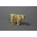 A BESWICK CHAROLAIS CALF NO.1827B, matt