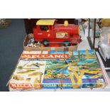 A BOXED MECCANO OCEAN 'TERMINAL SET' NO 6, c.1960's, not complete, with a boxed Meccano Gears set, a