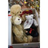 A COLLECTION OF MERRYTHOUGHT AND ALPHA-FARNELL MODERN COLLECTORS BEARS, to include 'Tweedie Bear',