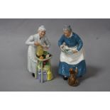 TWO ROYAL DOULTON FIGURES, 'A Penny's Worth' HN2408 and 'The Favourite' HN2249