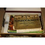 A COLLECTION OF MECCANO INSTRUCTION MANUALS AND LEAFLETS, etc, from various eras, some are