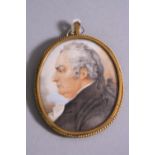 FOLLOWER OF ANDREW PLIMER, John, Earl of Westmorland, 19th Century British School, miniature on