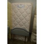 A MYERS SINGLE DIVAN AND HEADBOARD (2)