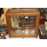 A CASED GRIFFIN & GEORGE LTD MICROID CHAINDIAL SCIENTIFIC SCALES