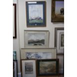 MAUREEN MYCROFT, (20TH CENTURY BRITISH), six watercolours, Lake District scenes including '