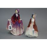 TWO ROYAL DOULTON FIGURES, 'Sweet Anne' HN1496 and 'Paisley Shawl' HN1988 (2)