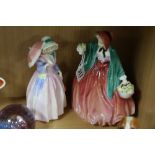 TWO ROYAL DOULTON FIGURES, 'Lady Charmian' HN1949 and 'Miss Demure' HN1402 (2)