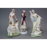 TWO ROYAL DOULTON FIGURES FROM CHARLESTON SERIES 'Harriet' HN3795 and 'Daisy' HN3804, together