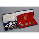 A PART COIN SET 'BAILIWICK OF JERSEY' and part coin set of South African coins
