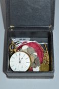 AN 18CT GOLD OPEN FACE POCKET KEYWIND WATCH, by Thomas Savage of London No.1957, hallmarked London