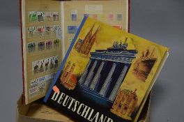 A COLLECTION OF STAMPS, in an album, a stockbook and loose with Mint Germany and Great Britain
