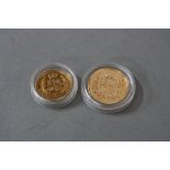 A 2002 FULL GOLD SOVEREIGN AND A 2002 HALF GOLD SOVEREIGN, BU (2)
