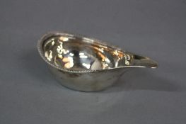 A GEORGE III SILVER PAP BOAT, makers mark rubbed, London 1814, approximate weight 1.3ozt, 42 grams