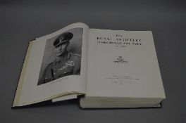 A LARGE HARDBOUND VOLUME TITLED 'THE ROYAL ARTILLERY' COMMEMORATION BOOK 1939-1945 BY G. BELL &