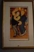 AFTER BERYL COOK (1926-2008), 'Dirty Dancing', a signed Limited Edition colour print, No.521/650,