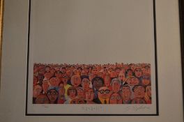 AFTER SARAH JANE SZIKORA, 'Eyeballs', a Limited Edition colour print, No.157/495, numbered, titled