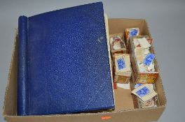 A BOX OF STAMPS, in albums and loose