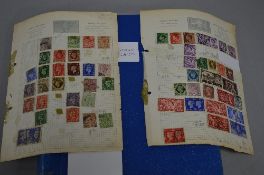 A COLLECTION OF STAMPS, in an album