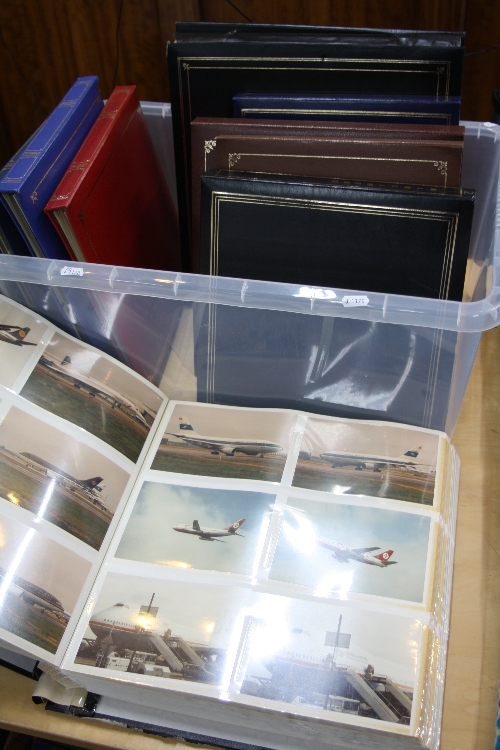 AIRCRAFT SPOTTING INTEREST, nine photograph albums containing over two thousand one hundred colour