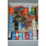 A QUANTITY OF UNBOXED AND ASSORTED PLAYWORN DIECAST VEHICLES, to include a quantity of Corgi and