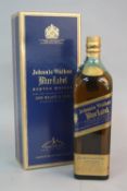 A BOTTLE OF JOHNNIE WALKER BLUE LABEL BLENDED SCOTCH WHISKY, bottle No.Y24493 JW, 43% vol, 1 litre