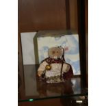 A BOXED MODERN STEIFF COLLECTORS TEDDY BEAR MELCHIOR ORNAMENT, limited edition No 534 of 1500,