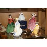 EIGHT VARIOUS ORNAMENTS, to include Beswick Rabbits Nos 825 and 823, Pony No.1197 (leg loose), Royal