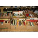 SIX BOXES OF BOOKS, general interest