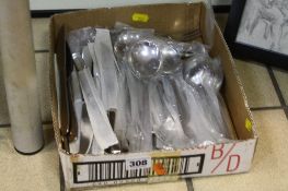 A BOX OF CUTLERY, to include Old Hall, BSL etc