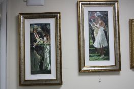 AFTER SHEREE VALENTINE DAINES 'STUDYING FORM' AND 'RACE DAY RENDEZVOUS', a pair of limited edition