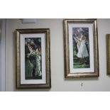 AFTER SHEREE VALENTINE DAINES 'STUDYING FORM' AND 'RACE DAY RENDEZVOUS', a pair of limited edition