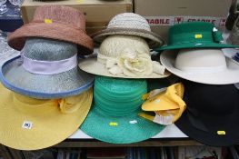 NINE VARIOUS LADIES HATS AND A BASEBALL CAP FOR THE ORIENT EXPRESS, (10)