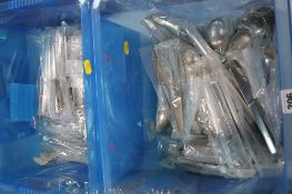 TWO BOXES OF WALKER & HALL STAINLESS STEEL CUTLERY