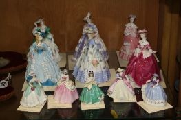 SIX ROYAL WORCESTER LIMITED EDITION FIGURES FROM THE FASHIONABLE VICTORIANS SERIES, 'Lady