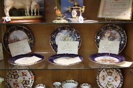 SIX BOXED LIMITED EDITION SPODE MARITIME ENGLAND PLATES, to include 'The Glorious First of June