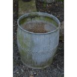 A GALVANISED DOLLY TUB