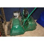 A SUFFOLK PUNCH CYLINDER PETROL 17S LAWNMOWER with grassbox