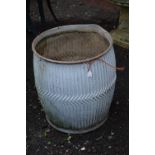 A GALVANISED DOLLY TUB