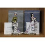 TWO BOXED LIMITED EDITION ROYAL WORCESTER FIGURES FROM VICTORIAN SERIES, 'Rosalind' No.59/500 and '