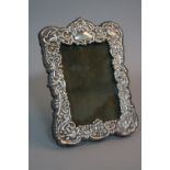 A SILVER PHOTO FRAME