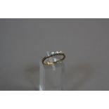 A 9CT NINE STONE DIAMOND RING, ring size O, approximate weight 2.0 grams