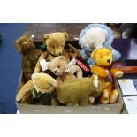 A QUANTITY OF MODERN MERRYTHOUGHT COLLECTORS BEARS AND ANIMALS, includes a Harrods bear (8)