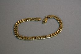 A 9CT BRACELET, approximate length 20.5cm, approximate weight 15.6 grams